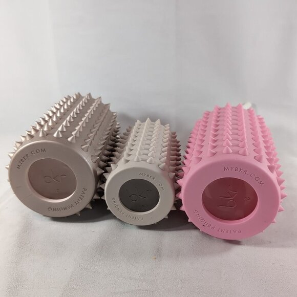 3 BKR Spiked Glass Bottle Prenup Big 1L 500ml Straws Rose Gold Pink Baker Miller - Picture 8 of 13